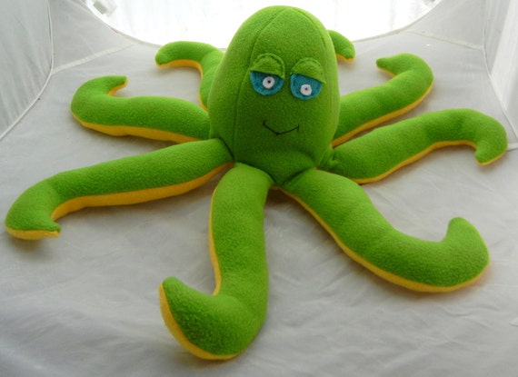 octopus plush dog toy