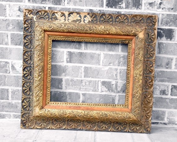 Reserved For Tara Antique Frame Large Thick By Thedustynook