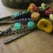 Colorful, Bold Boho Assemblage Earrings