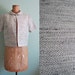 1960s jacket/ 60s bolero short jacket/ peter pan collar jacket S