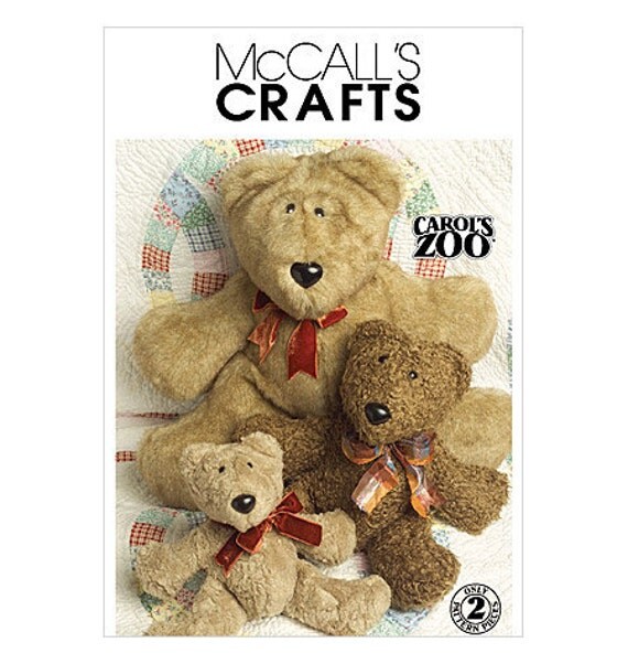 mccalls teddy bear pattern