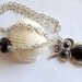 Silver plated owl necklace
