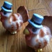 Collectible Gobblers in Pilgrim Hats: Turkey Salt/Pepper Shakers