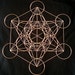 Metatron's Cube in copper- 20" copper form
