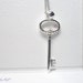 Skeleton Key 925 Sterling Silver Simple Key Necklace Key Charm Key Chain Necklace - Free Shipping Worldwide