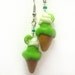 Cool Citrus: Lovely Lime Icecream Earrings