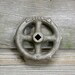 Vintage Industrial Silver Faucet Handle