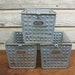 RESERVED FOR JIMANDPEGGY: 4 Vintage Industrial Gym Locker Basket -- Complimentary Shipping on Multiple Baskets