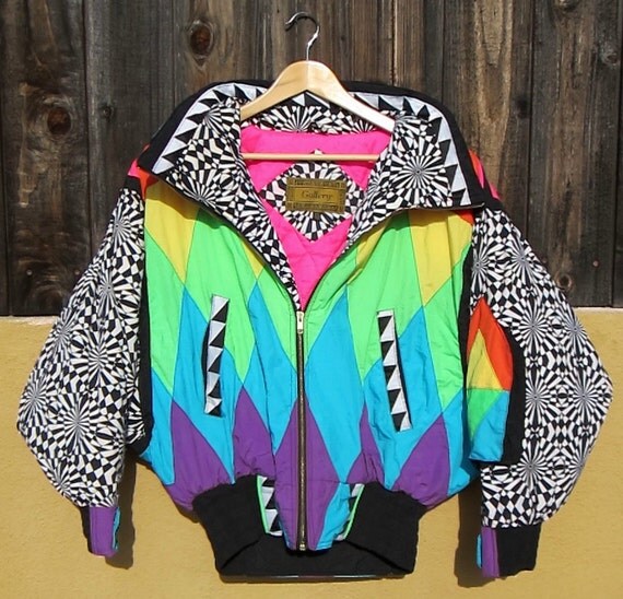80's Neon Ski Jacket