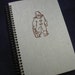 Paddington bear blank book journal upcycled from 1970s edition