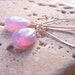 Lilac Drop Earrings, Mauve Earrings, Bridal Jewelry, Lilac Wedding, Teardrop Earrings, Czech Glass Beads, Simple Jewelry, Bridesmaid Gift