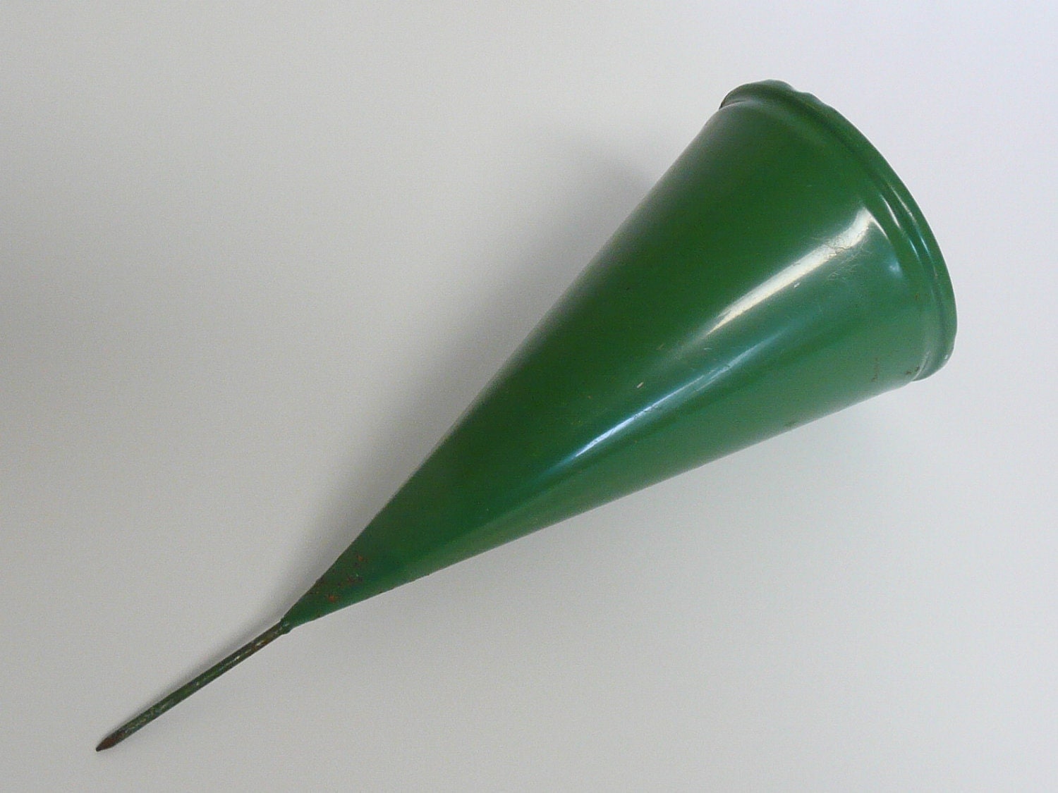 Vintage Tin Metal Cemetary Flower Holder Funeral Cemetary