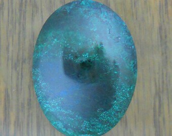 Malachite Chrysocolla 30 by 40 Cabochon