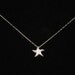 MAKE A DIFFERENCE STARFISH - sterling silver starfish necklace