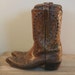 vintage mens cowboy boots durango size 9.5