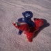 His & Hers 2 Red and Blue Skunk pipes - SKUNKELS handmade