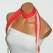 Personalized Design orange Scarf. Turkish Fabric Guipure Scarf ..bandana,headband,wedding,bridal,authentic, romantic, elegant,