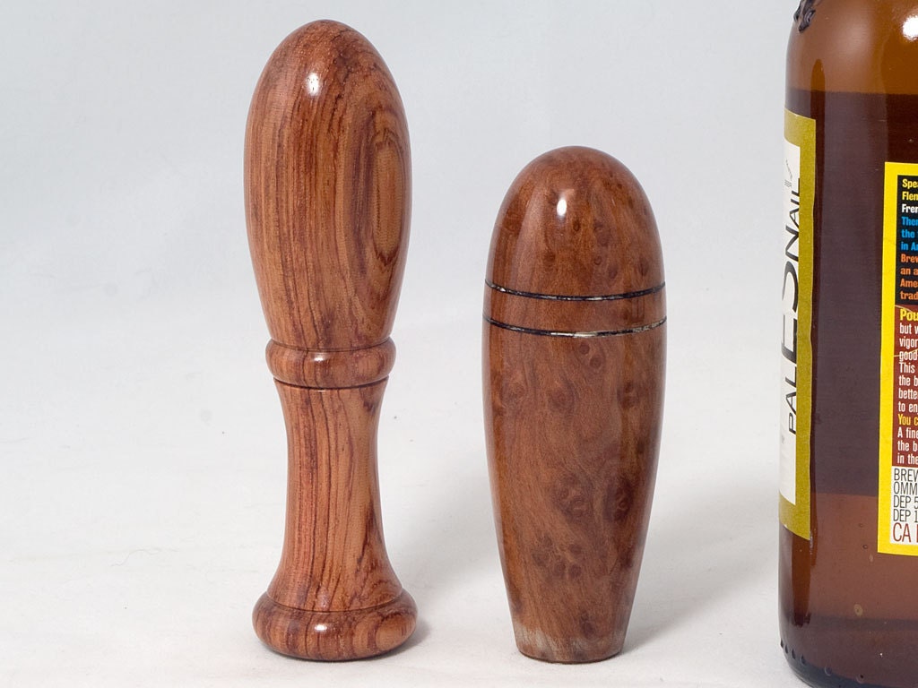 Bubinga exotic wood beer tap handle