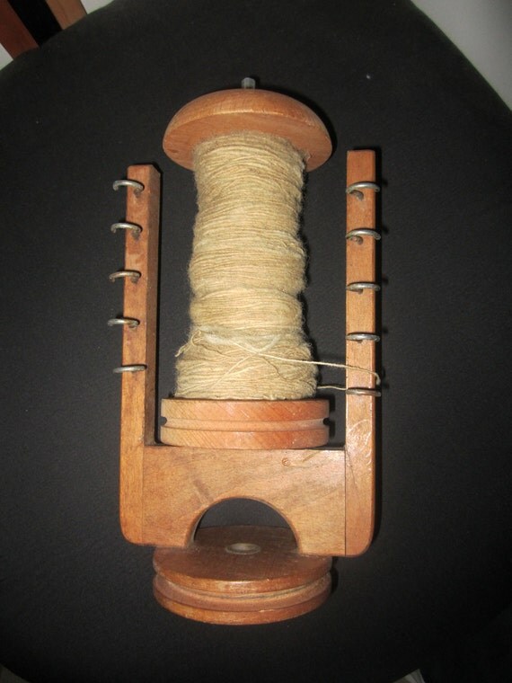Items similar to Spinning Wheel Jumbo Flyer and Bobbin Wood on Etsy