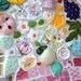 Fun filled flower pot, mixed media mosaic art