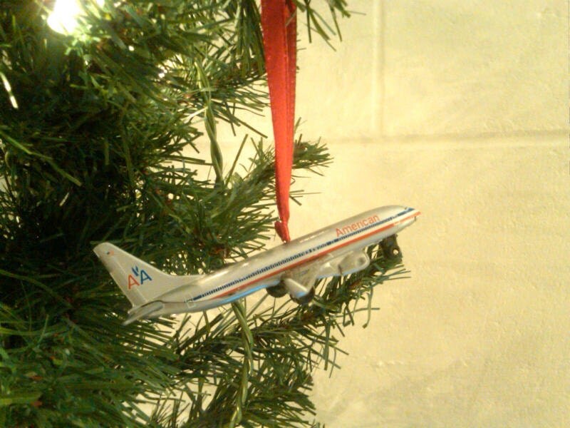 American Airlines Christmas Ornament 