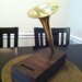 Acoustic iPhone Speaker Dock Utilizing a Salvaged Antique Vintage Trumpet - CUSTOM - MADE to ORDER-