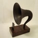 Acoustic iPhone Speaker Dock Utilizing a Vintage Gramophone Phonograph Horn -CUSTOM - MADE to ORDER-