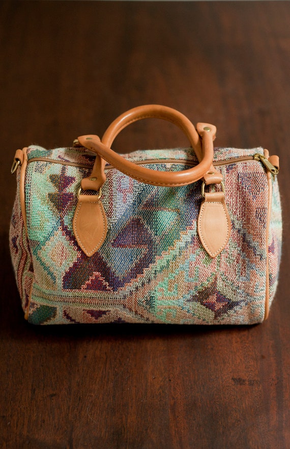 Vintage Southwestern Speedy Bag Size Medium