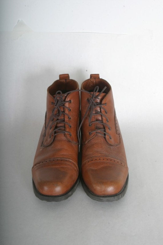 vintage leather booties