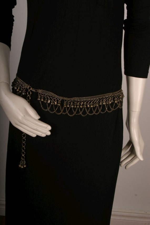 Belt women chain hippie Vintage bells OSFA by sparrowlyn on Etsy