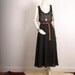 Maxi skirt black A line bohemian womens size S small