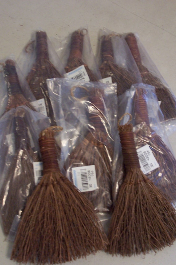 NWT Cinnamon Brooms 6 inches 10/pack