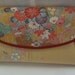 1987 Vintage Japanese floral silk clutch purse