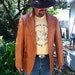 Vintage Men's Western Style Leather Jacket - Adler - Made in California