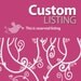 Reserved Custom Listing for jenniferdykema