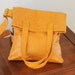 Ready To SHIP. REDUCED price. LITHE. Fold-over leather shoulder bag / handbag / crossbody bag / tote.