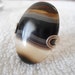 Sterling Silver stone Ring - Agate ring - Sterling silver jewelry - Handmade jewelry - Natural stone - Size 8