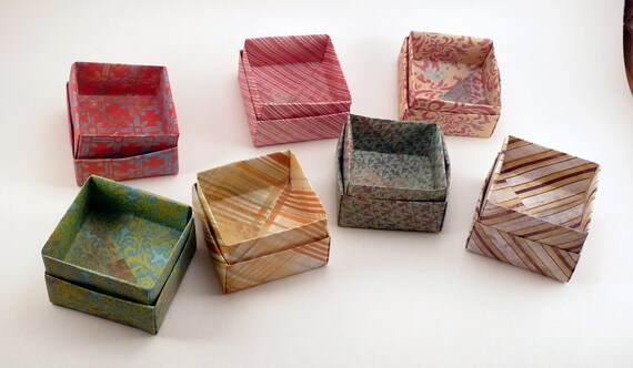 Set of 20 Small Gift Boxes Jewelry Box Origami Box Favor