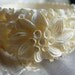 Vintage celluloid clamper bracelet, art nouveau