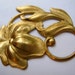 Art nouveau flower stamping findings for crafts,destash,,jewelry,