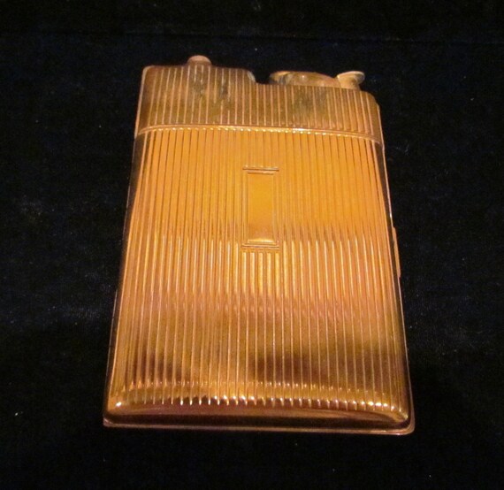 Vintage Evans Cigarette Case and Lighter Case by classiccollector