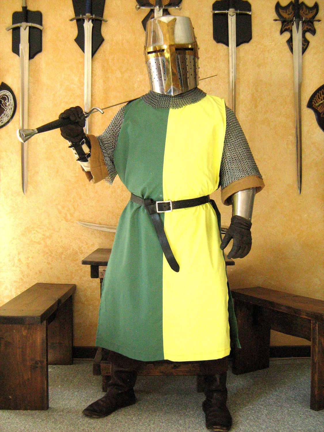 Medieval Knight Heraldry Sca Surcoat Tunic Tabard