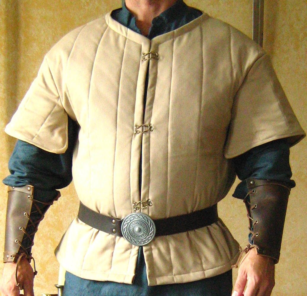 Medieval Celtic Viking Armor Padded Short Gambeson Short