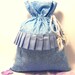 Drawstring bag elegant for travel or organizing at home-gift bag-project bag
