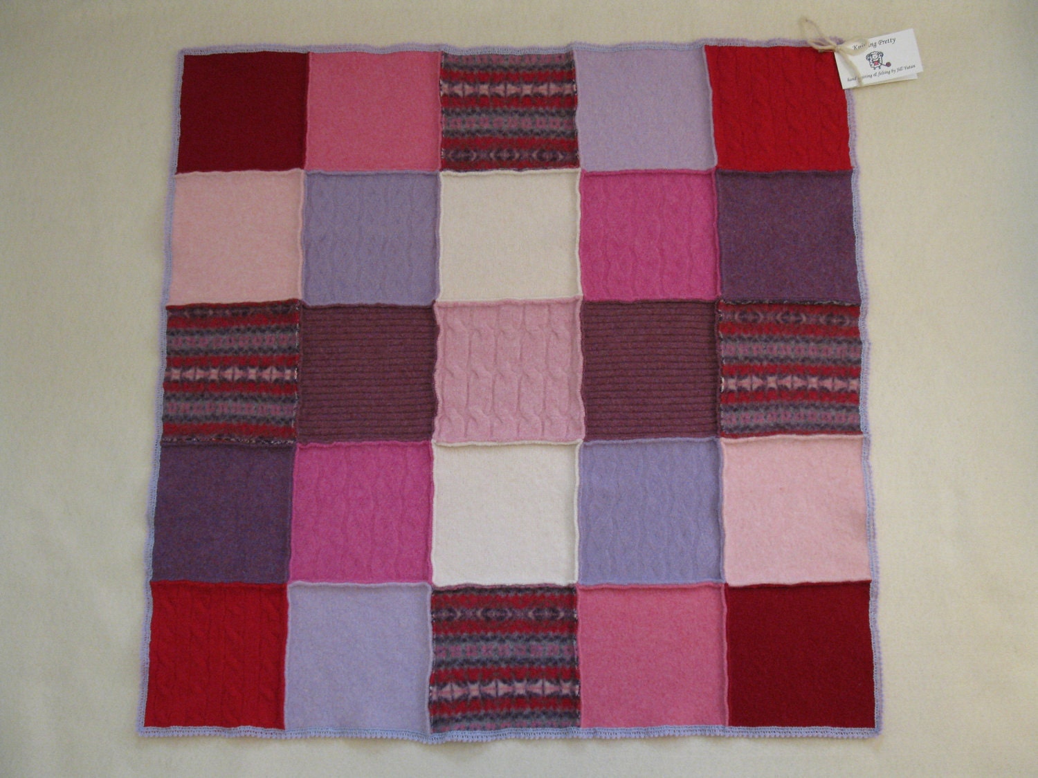 Felted Wool Baby Blanket