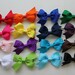 Hair bows - Baby Hair bows with none slip grip - Infant hair bows -You can choose colors. Set of 8