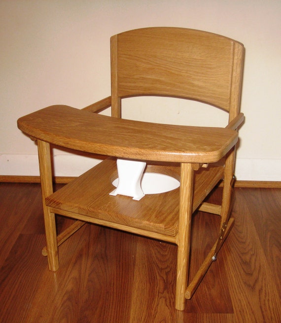 Potty chair with tray plastic
