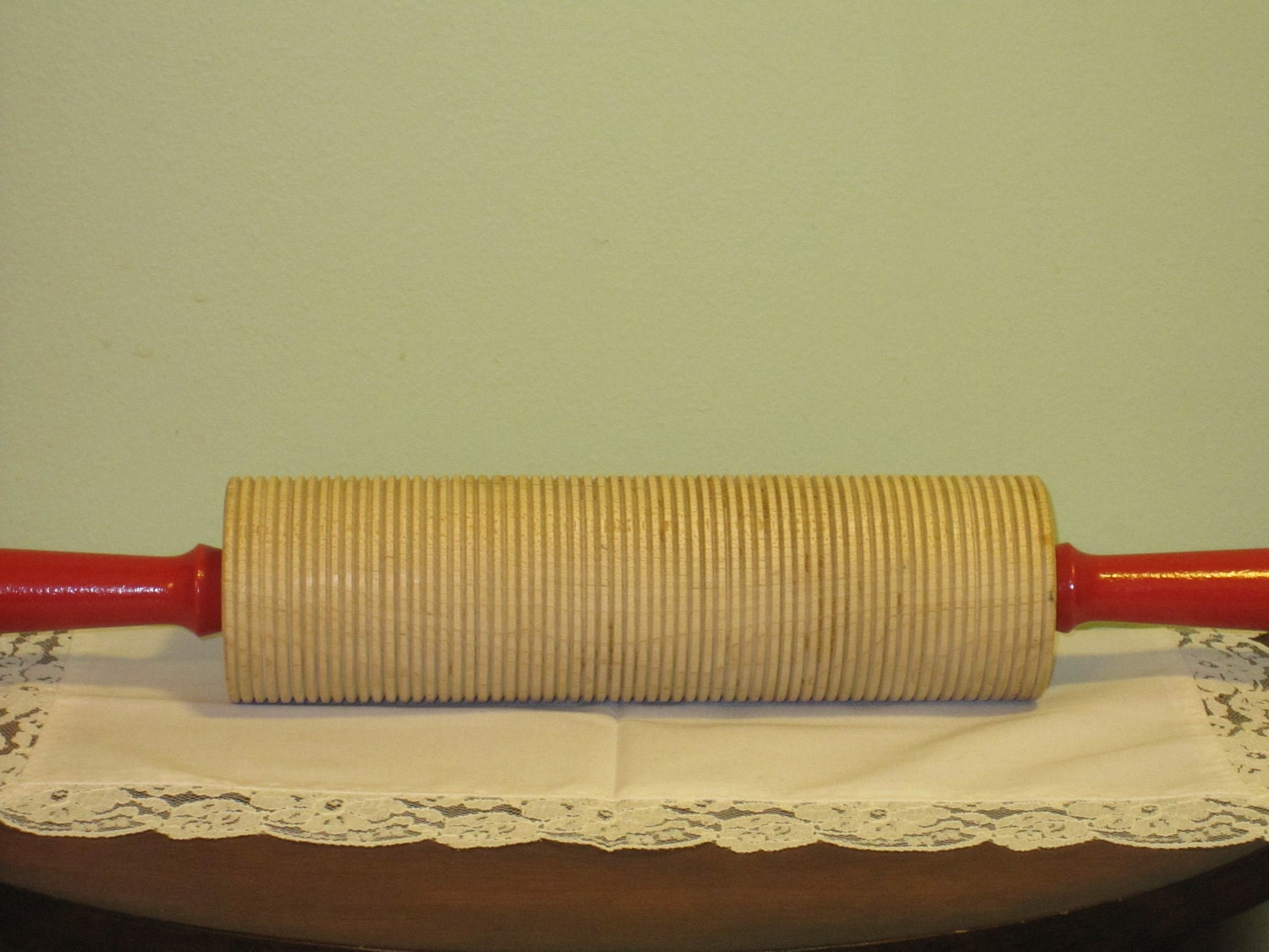 Shop Closing Sale Lefse Rolling Pin. Grooved Norweigan