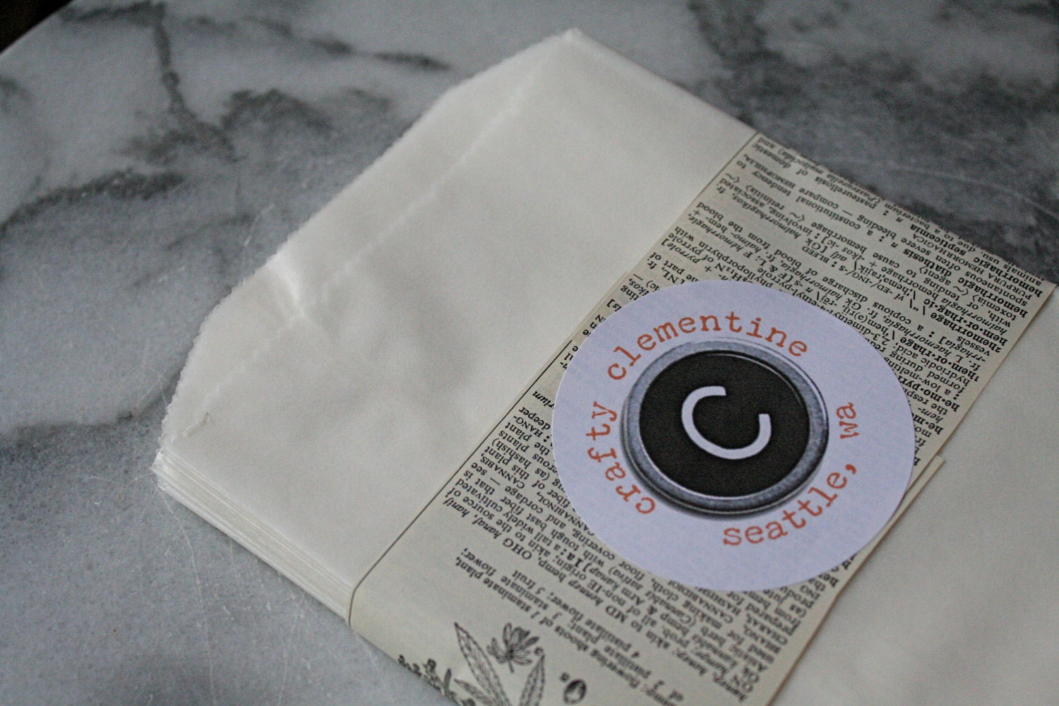 Glassine waxed bags for candy buffet treat bags goodie bags