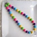 Children's Necklace Multi-colored with Crystal Gem Pendant Children's Necklace Multi-colored with Crystal Gem Pendant
